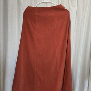 Notations A-Line Skirt in Rich Rust